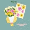 Thiệp bó hoa sáng tạo KHỔ TO 19x27cm - Ngày 20/11, 8/3, 14/2, 20/10, Ngày Nhà Giáo - Giá 40.860 VND 5