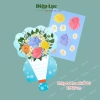 Thiệp bó hoa sáng tạo KHỔ TO 19x27cm - Ngày 20/11, 8/3, 14/2, 20/10, Ngày Nhà Giáo - Giá 40.860 VND 6