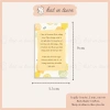 Thiệp Cảm Ơn Thank You Vàng Chanh 9x5.5cm Giấy Couche Cán Màng Mờ 2 Mặt - Giá 9.500đ 3