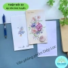 Thiệp chúc mừng 3D nổi ép kim tuyến - Mẫu mã thay đổi, giao ngẫu nhiên vpp Diệp lạc 4