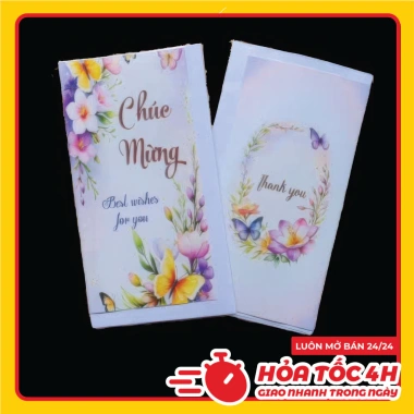 Thiệp chúc mừng ngày lễ 20/10 20/11 8/3 14/2 kèm phong bì - Giá sỉ 21.950 VND