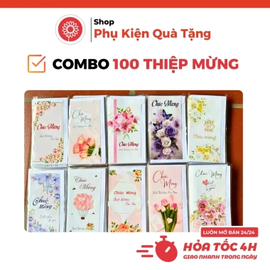 Thiệp chúc mừng ngày lễ kèm phong bì 20/10 20/11 8/3 14/2 - Giá sỉ 21.950đ