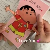 Thiệp chúc mừng Shin-chan âm nhạc Tôi Yêu Bạn - Quà tặng, trang trí, giá chỉ 36.994₫ 3