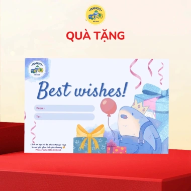 Thiệp chúc mừng sinh nhật 7x10cm - Hàng tặng độc quyền Mango Toys giá 1.000.000