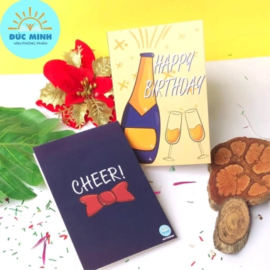 Thiệp chúc mừng sinh nhật NHIỀU MẪU 2 mặt - Thiết kế riêng happy birthday từ Diệp Lạc - Giá chỉ 31.050₫