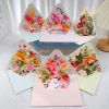 Thiệp chúc mừng Valentine NLINNI kèm phong bì hoa, dấu nóng, Bưu thiếp 3D lãng mạn 62.640 VND 3