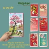 Thiệp chúc Tết Hoa Nở 3D Sang Trọng kèm phong bì + lời chúc - chỉ 38.070đ
