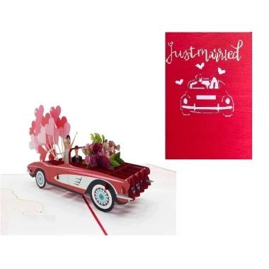 Thiệp Cưới 3D Cao Cấp Handmade Sang Trọng – Chúc Mừng Đám Cưới Giá 89.000đ
