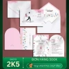 Thiệp cưới phong bì Madi sang trọng 2.025 - In Offest đẹp, giá chỉ 2,600 VND 2