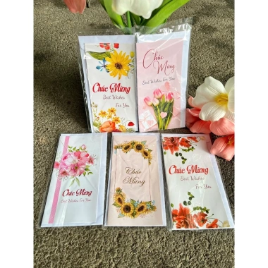 Thiệp dài sỉ chúc mừng đa mẫu 8/3-20/10-20/11, giá ưu đãi 25.000đ (32.000đ) 7