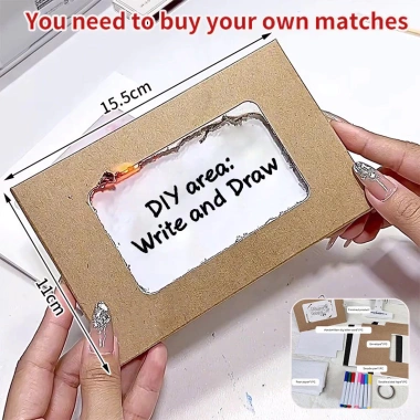 Thiệp đốt cháy DIY handmade - Thiệp lửa chúc sinh nhật, Valentine, 8/3, Giáng sinh, Năm mới, 20/10 - Giá ưu đãi 33.280₫