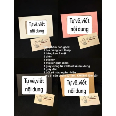 Thiệp đốt cháy DIY handmade - Thiệp lửa chúc sinh nhật, Valentine, 8/3, Giáng sinh, Năm mới, 20/10 - Giá ưu đãi 33.280₫