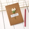 Thiệp Giấy Handmade Kraft Vintage Hoa Khô HAPPI 17x11cm - Hai Bông, Giá 8.900₫ 9