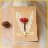 Thiệp Giấy Vintage Gắn Hoa Khô Kraf Trắng - Sinh Nhật, Valentine, 8/3 - 7.000₫ 9