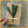 Thiệp Giấy Vintage Gắn Hoa Khô Màu Kraf Trắng Sinh Nhật Valentine 8/3 Giá 30.000đ 6