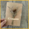 Thiệp Giấy Vintage Gắn Hoa Khô Màu Kraf Trắng Sinh Nhật Valentine 8/3 Giá 30.000đ 10
