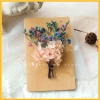 Thiệp Giấy Vintage Handmade Gắn Hoa Khô Kraf Trắng – Sinh nhật, Valentine, 8/3, Giá 35.000đ 3