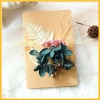 Thiệp Giấy Vintage Handmade Gắn Hoa Khô Kraf Trắng – Sinh nhật, Valentine, 8/3, Giá 35.000đ 9