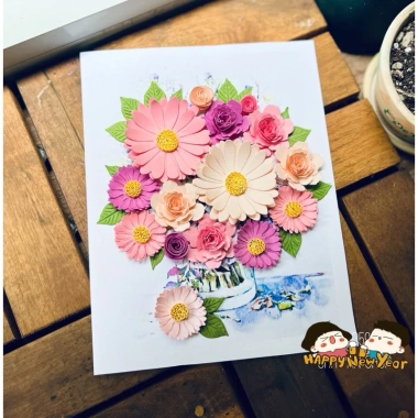 Thiệp handmade 3D 15x19cm – Thiệp 8.3, 20.10, 20.11, ngày kỉ niệm, giá ưu đãi 60.000₫