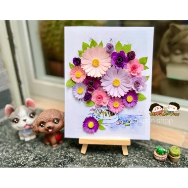 Thiệp handmade 3D 15x19cm – Thiệp 8.3, 20.10, 20.11, ngày kỉ niệm, giá ưu đãi 60.000₫