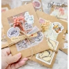 Thiệp handmade hoa khô gấp đôi kiểu Bullet Journal vintage giấy kraft cao cấp, tặng bao thư kraft - Giá ưu đãi 32.000