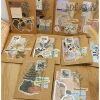 Thiệp handmade hoa khô gấp đôi kiểu Bullet Journal vintage giấy kraft cao cấp, tặng bao thư kraft - Giá ưu đãi 32.000 4