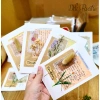 Thiệp handmade hoa khô gấp đôi kiểu Bullet Journal vintage giấy kraft cao cấp, tặng bao thư kraft - Giá ưu đãi 32.000 8