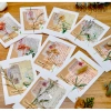 Thiệp handmade hoa khô gấp đôi kiểu Bullet Journal vintage giấy kraft cao cấp, tặng bao thư kraft - Giá ưu đãi 32.000 9