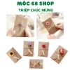 Thiệp handmade hoa Noel 8/3 14/2 - Quà sinh nhật Valentine phụ nữ - Giá 19.000 - Mộc 68