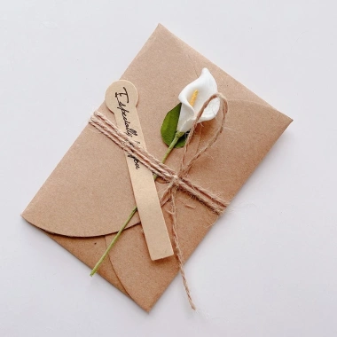Thiệp handmade hoa Noel 8/3 14/2 - Quà sinh nhật Valentine phụ nữ - Giá 19.000 - Mộc 68 5