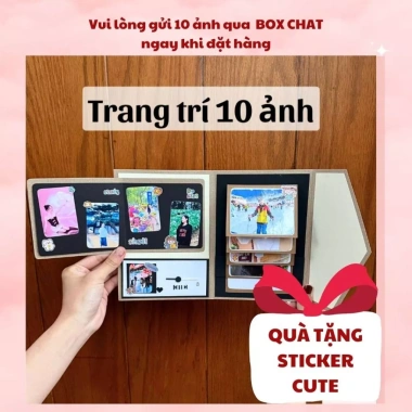 Thiệp Handmade Rose Dán Ảnh Tặng Quà Sinh Nhật Lễ Kỷ Niệm - Giảm Đến 47.5k