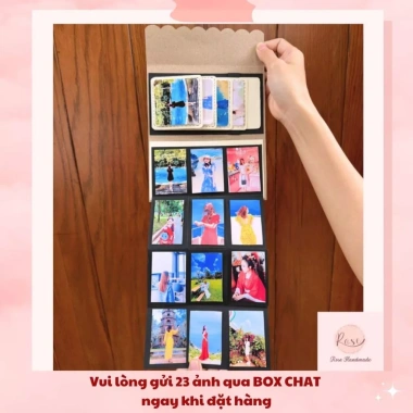 Thiệp Handmade Rose - Love Card Album Ảnh Quà Tặng Sinh Nhật, Kỷ Niệm - 47.500 VND