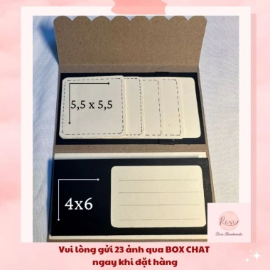 Thiệp Handmade Rose - Love Card Album Ảnh Quà Tặng Sinh Nhật, Kỷ Niệm - 47.500 VND