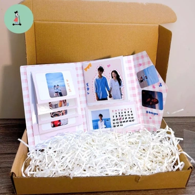 Thiệp Handmade Scrapbook Dán Ảnh Tự Làm Quà Tặng Độc Đáo Cho Bạn Trai và Bạn Gái Giá Ưu Đãi 65.000đ