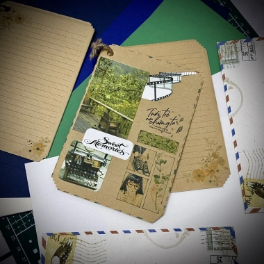 Thiệp Handmade Sweet Moments 100% Thủ Công - Chất Kraft & Craft, Giá Gốc 58,800 - Giảm còn 49,000 VNĐ