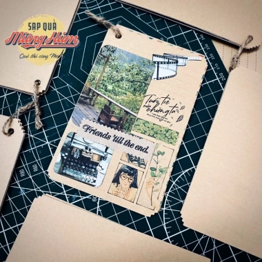 Thiệp Handmade Sweet Moments 100% Thủ Công - Chất Kraft & Craft, Giá Gốc 58,800 - Giảm còn 49,000 VNĐ 5 Thiệp Handmade Sweet Moments 100% Thủ Công - Chất Kraft & Craft, Giá Gốc 58,800 - Giảm còn 49,000 VNĐ 5