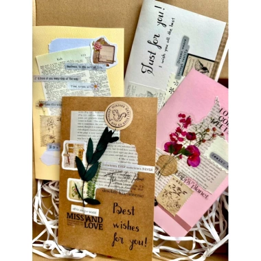 Thiệp handmade vintage bullet journal – Quà tặng ý nghĩa, giá ưu đãi 31.000