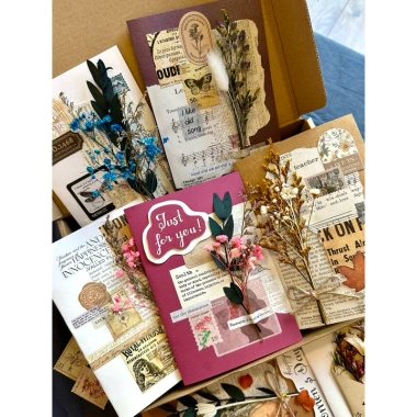 Thiệp handmade vintage bullet journal – Quà tặng ý nghĩa, giá ưu đãi 31.000