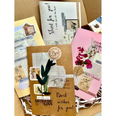 Thiệp handmade vintage bullet journal – Quà tặng ý nghĩa, giá ưu đãi 31.000