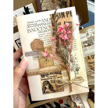 Thiệp handmade vintage bullet journal – Quà tặng ý nghĩa, giá ưu đãi 31.000