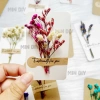 Thiệp handmade vintage hoa khô nhỏ xinh - quà Valentine, 8/3, 20/10, sinh nhật, giá ưu đãi 7.200đ 3