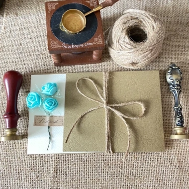 Thiệp Hoa Handmade Vintage – Sinh Nhật, Valentine, 8/3, Giấy Mỹ Thuật Nhập Khẩu, 18.000₫