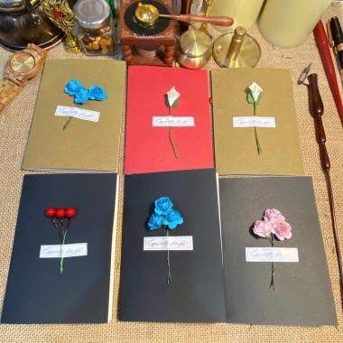 Thiệp Hoa Handmade Vintage Valentine 8/3 Sinh Nhật Giấy Mỹ Thuật Giá 15.000 2
