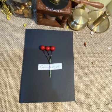 Thiệp Hoa Handmade Vintage Valentine 8/3 Sinh Nhật Giấy Mỹ Thuật Giá 15.000 10