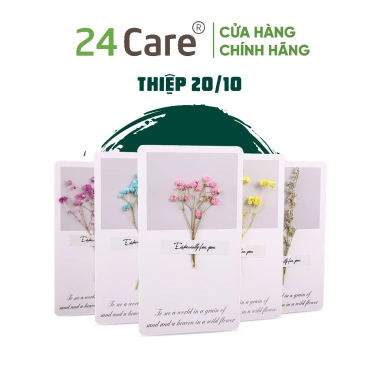 Thiệp hoa khô cao cấp – Quà tặng ý nghĩa cho sinh nhật, Valentine, 8/3, 20/10, Ngày Nhà Giáo – Giá ưu đãi 49.000 (giá gốc 63.700)
