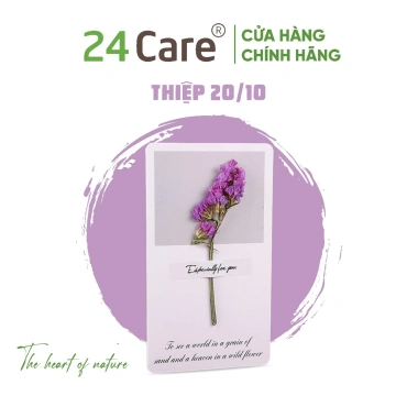 Thiệp hoa khô cao cấp – Quà tặng ý nghĩa cho sinh nhật, Valentine, 8/3, 20/10, Ngày Nhà Giáo – Giá ưu đãi 49.000 (giá gốc 63.700) 3