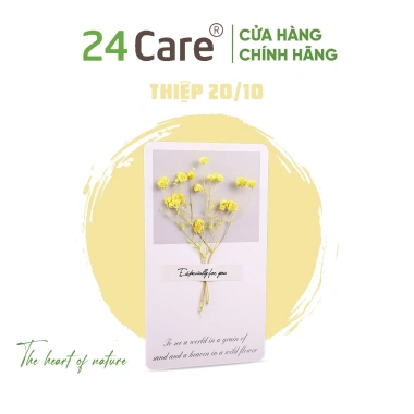 Thiệp hoa khô cao cấp – Quà tặng ý nghĩa cho sinh nhật, Valentine, 8/3, 20/10, Ngày Nhà Giáo – Giá ưu đãi 49.000 (giá gốc 63.700) 4