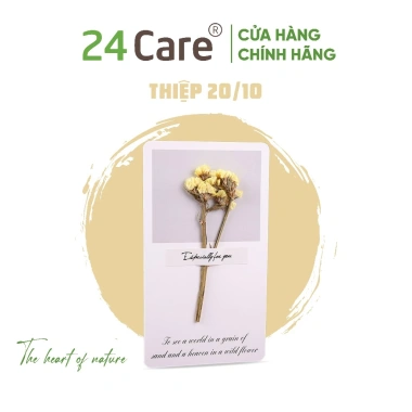 Thiệp hoa khô cao cấp – Quà tặng ý nghĩa cho sinh nhật, Valentine, 8/3, 20/10, Ngày Nhà Giáo – Giá ưu đãi 49.000 (giá gốc 63.700) 5