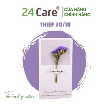 Thiệp hoa khô cao cấp – Quà tặng ý nghĩa cho sinh nhật, Valentine, 8/3, 20/10, Ngày Nhà Giáo – Giá ưu đãi 49.000 (giá gốc 63.700) 8
