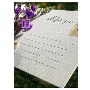 Thiệp hoa khô handmade cao cấp kèm bao thư sinh nhật 8/3 20/10 Giáng sinh 8.000đ
